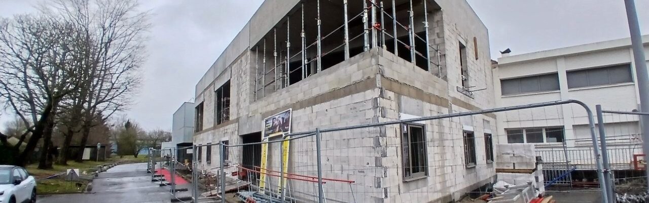 Avancée des travaux – aile nord addictologie