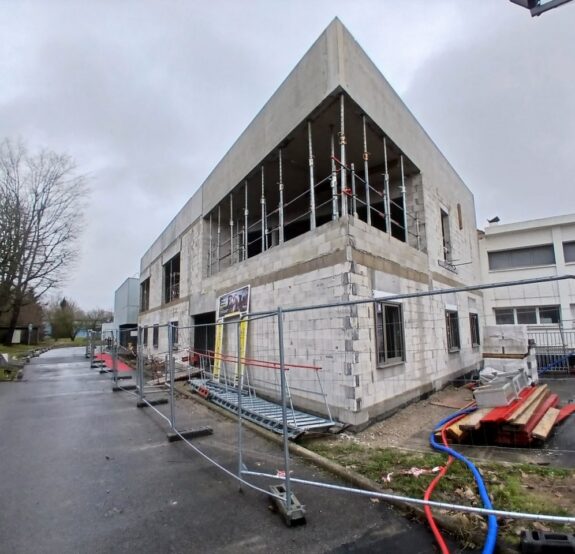 Avancée des travaux – aile nord addictologie